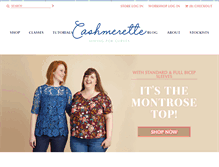 Tablet Screenshot of cashmerette.com